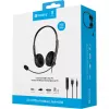 Sandberg Auricular 2in1 Office Jack+USB, con cable, oficina/call center, 20 - 20000 Hz, 110 g, auriculares, negro