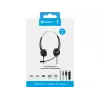 Sandberg Auricular USB+RJ9/11 Headset Pro Stereo, con cable, oficina/call center, 20 - 7000 Hz, auricular, negro