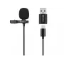 Sandberg Micrófono de pinza USB Streamer, micrófono lavalier/de solapa, -38 dB, 50 - 18000 Hz, 16 Bit, 48 kHz, 84 dB