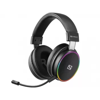 Sandberg Auricular inalámbrico HeroBlaster, con cable e inalámbrico, 20 - 20000 Hz, gaming, 300 g, auricular, negro