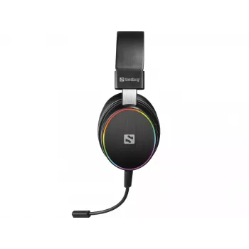 Sandberg Auricular inalámbrico HeroBlaster, con cable e inalámbrico, 20 - 20000 Hz, gaming, 300 g, auricular, negro