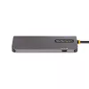 StarTech.com Adaptador multipuerto USB-C, vídeo 4K 60Hz HDMI, hub USB de 3 puertos 5Gbps, 100W Power Delivery Pass-Through, GbE, cable de 30 cm, mini travel dock, docking station para portátil