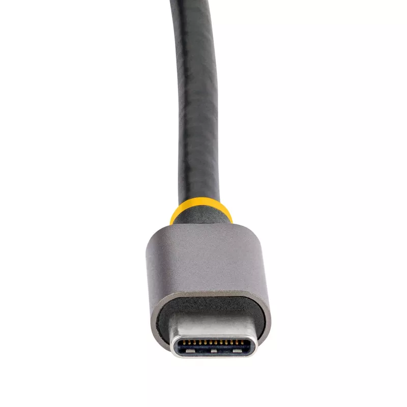 StarTech.com Adaptador multipuerto USB-C, vídeo 4K 60Hz HDMI, hub USB de 3 puertos 5Gbps, 100W Power Delivery Pass-Through, GbE, cable de 30 cm, mini travel dock, docking station para portátil