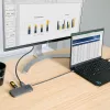 StarTech.com Adaptador multipuerto USB-C, vídeo 4K 60Hz HDMI, hub USB de 3 puertos 5Gbps, 100W Power Delivery Pass-Through, GbE, cable de 30 cm, mini travel dock, docking station para portátil