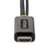 StarTech.com Cable adaptador HDMI a DisplayPort de 30cm, convertidor activo 4K 60Hz HDMI 2.0 a DP 1.2, HDR, alimentación por bus USB, fuente HDMI a monitor DisplayPort para portátiles/PCs