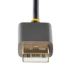 StarTech.com Cable adaptador HDMI a DisplayPort de 30cm, convertidor activo 4K 60Hz HDMI 2.0 a DP 1.2, HDR, alimentación por bus USB, fuente HDMI a monitor DisplayPort para portátiles/PCs