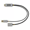 StarTech.com Cable adaptador HDMI a DisplayPort de 30cm, convertidor activo 4K 60Hz HDMI 2.0 a DP 1.2, HDR, alimentación por bus USB, fuente HDMI a monitor DisplayPort para portátiles/PCs