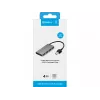 Sandberg Hub de bolsillo USB 3.0 4 puertos, USB 3.2 Gen 1 (3.1 Gen 1) Type-A, USB 3.2 Gen 1 (3.1 Gen 1) Type-A, 5000 Mbit/s, blanco, aluminio, RoHS