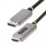 StarTech.com Cable adaptador DisplayPort a HDMI de 2 m, 8K 60Hz, 4K 144Hz, HDR10, convertidor de vídeo activo DP 1.4 a HDMI 2.1, DisplayPort de sobremesa a monitor HDMI, M/M - cable DisplayPort a HDMI