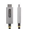 StarTech.com Cable adaptador DisplayPort a HDMI de 2 m, 8K 60Hz, 4K 144Hz, HDR10, convertidor de vídeo activo DP 1.4 a HDMI 2.1, DisplayPort de sobremesa a monitor HDMI, M/M - cable DisplayPort a HDMI