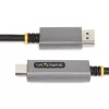 StarTech.com Cable adaptador DisplayPort a HDMI de 2 m, 8K 60Hz, 4K 144Hz, HDR10, convertidor de vídeo activo DP 1.4 a HDMI 2.1, DisplayPort de sobremesa a monitor HDMI, M/M - cable DisplayPort a HDMI