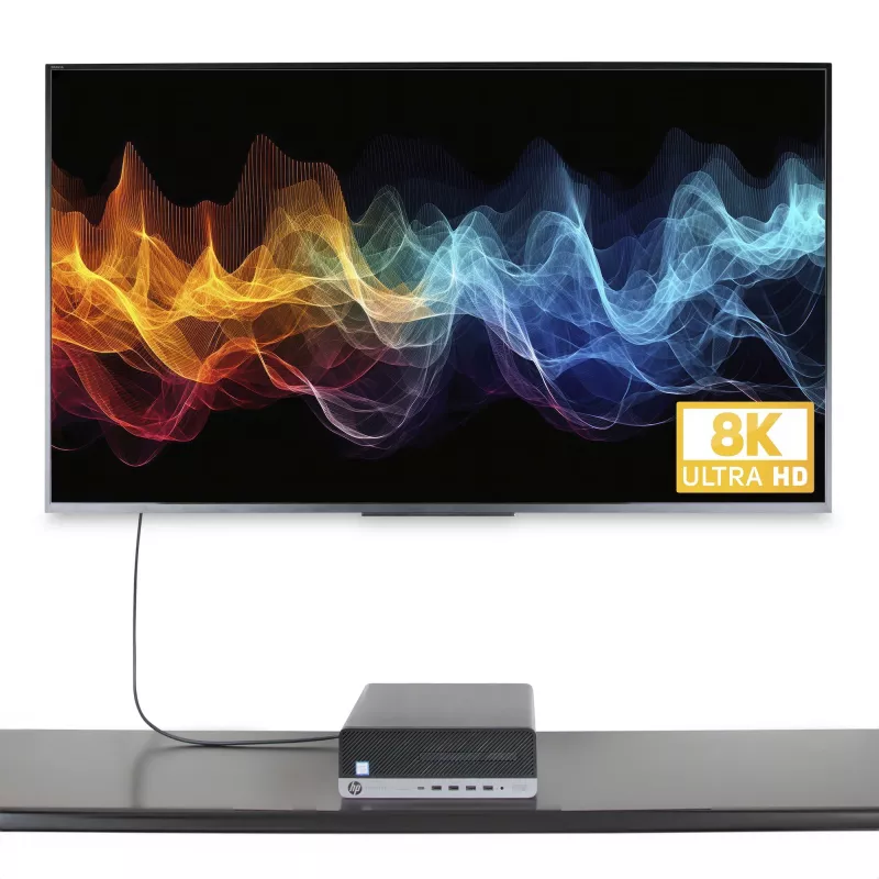 StarTech.com Cable adaptador DisplayPort a HDMI de 2 m, 8K 60Hz, 4K 144Hz, HDR10, convertidor de vídeo activo DP 1.4 a HDMI 2.1, DisplayPort de sobremesa a monitor HDMI, M/M - cable DisplayPort a HDMI