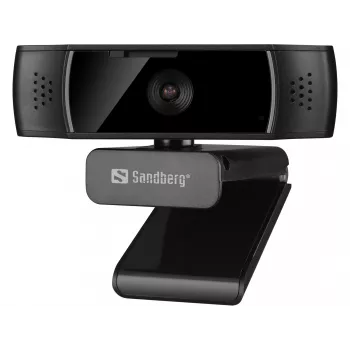 Sandberg Webcam USB Autofocus DualMic, 2,07 MP, 1920 x 1080 píxeles, Full HD, 30 fps, 70°, 70°