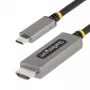 StarTech.com Cable adaptador USB-C a HDMI de 6ft (2m), 8K 60Hz, 4K 144Hz, HDR10, cable convertidor de vídeo USB Type-C a HDMI 2.1, compatible con USB-C DP Alt Mode/USB4/Thunderbolt 3/4 – portátil USB-C a monitor HDMI