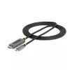 StarTech.com Cable adaptador USB-C a HDMI de 6ft (2m), 8K 60Hz, 4K 144Hz, HDR10, cable convertidor de vídeo USB Type-C a HDMI 2.1, compatible con USB-C DP Alt Mode/USB4/Thunderbolt 3/4 – portátil USB-C a monitor HDMI