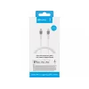 Sandberg USB-C PD a Lightning MFI 1M PRO, 1 m, Lightning, USB C, conector macho, conector macho, blanco