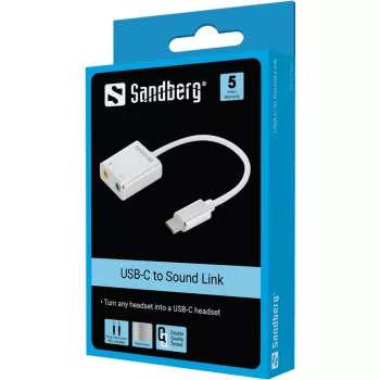 Sandberg USB-C a Sound Link