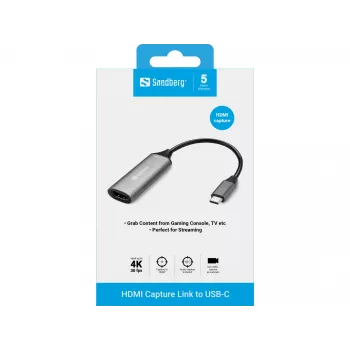 Sandberg HDMI Capture Link a USB-C