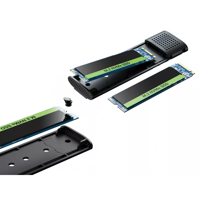 Carcasa Sandberg USB 3.2 para SSD M.2+NVMe