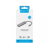 Sandberg 136-41 hub de USB-C a 4x USB-C, USB-C 3.1, 10 Gbit/s, aluminio, cable de 0,15 m
