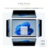 StarTech.com Filtro de privacidad de 4 vías para portátil Surface Pro 8/9/X de 13 pulgadas, horizontal/vertical, táctil, ángulo de visión de +/- 30°, bloquea hasta el 51 % de luz azul, antirreflejo
