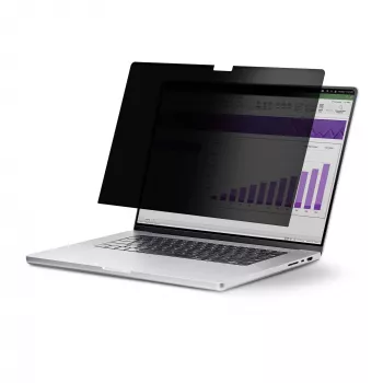 StarTech.com Filtro de privacidad para portátil MacBook Pro 21/23 de 14 pulgadas, filtro de privacidad antirreflejo extraíble y reversible, protector de pantalla magnético para portátil con reducción del 51 % de luz azul