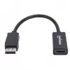Manhattan Cable adaptador DisplayPort 1.1 a HDMI, 1080p@60Hz, conector macho a conector hembra, negro, cable de 15 cm, DP con bloqueo, no bidireccional, tres años de garantía, equivalente a DP2HDMI