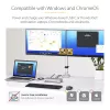 StarTech.com Docking station USB4 de doble monitor, HDMI dual 4K 120Hz o único 8K 60Hz, carga de portátil de 100W, 2,5GbE, dock USB-C multi-monitor, sin controladores