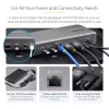 StarTech.com Docking station USB4 de doble monitor, HDMI dual 4K 120Hz o único 8K 60Hz, carga de portátil de 100W, 2,5GbE, dock USB-C multi-monitor, sin controladores