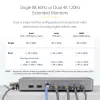 StarTech.com Docking station USB4 de doble monitor, HDMI dual 4K 120Hz o único 8K 60Hz, carga de portátil de 100W, 2,5GbE, dock USB-C multi-monitor, sin controladores