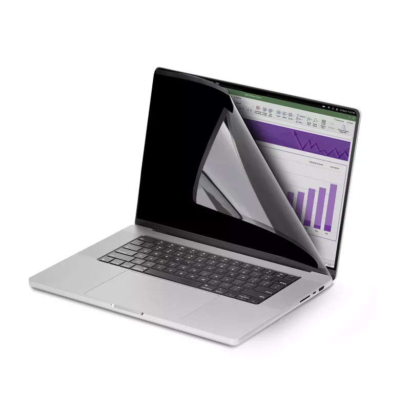 StarTech.com Filtro de privacidad para portátil MacBook Pro 21/23 de 16 pulgadas, filtro de privacidad antirreflejo extraíble y reversible, protector de pantalla magnético para portátil con reducción del 51 % de luz azul