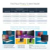 StarTech.com Filtro de privacidad para portátil MacBook Pro 21/23 de 16 pulgadas, filtro de privacidad antirreflejo extraíble y reversible, protector de pantalla magnético para portátil con reducción del 51 % de luz azul