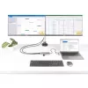 StarTech.com Adaptador multipuerto USB-C con dongle USB-C a USB-A incorporado, HDMI dual (4K30Hz/1080p60Hz), 3x USB-A 5Gbps, mini dock de viaje, docking station para portátil, cable de 1,3ft/40cm