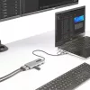 StarTech.com Adaptador multipuerto USB-C con dongle USB-C a USB-A incorporado, HDMI dual (4K30Hz/1080p60Hz), 3x USB-A 5Gbps, mini dock de viaje, docking station para portátil, cable de 1,3ft/40cm