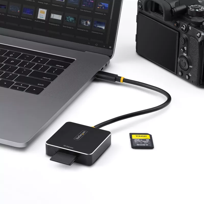 StarTech.com 1B-USB-C-SDE-ADAPTER Lector de tarjetas USB 3.2 Gen 2 (3.1 Gen 2) Type-C negro