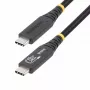 StarTech.com Cable USB4 de 1m (3,3ft), cable USB-C certificado USB-IF, 40Gbps, 240W Power Delivery PD 3.1 EPR, 8K 60Hz, cable de transferencia de datos USB Type-C, compatible con puertos Thunderbolt/USB 3.2