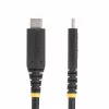 StarTech.com Cable USB4 de 1m (3,3ft), cable USB-C certificado USB-IF, 40Gbps, 240W Power Delivery PD 3.1 EPR, 8K 60Hz, cable de transferencia de datos USB Type-C, compatible con puertos Thunderbolt/USB 3.2