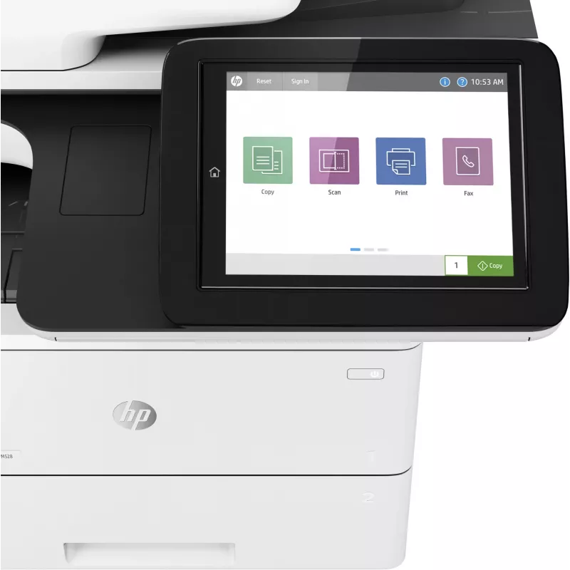 HP LaserJet Enterprise MFP M528dn, láser, monocromo, 1200 x 1200 DPI, A4, impresión directa, negro, blanco
