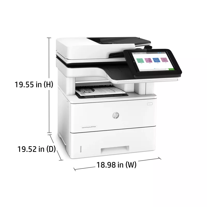 HP LaserJet Enterprise MFP M528dn, láser, monocromo, 1200 x 1200 DPI, A4, impresión directa, negro, blanco