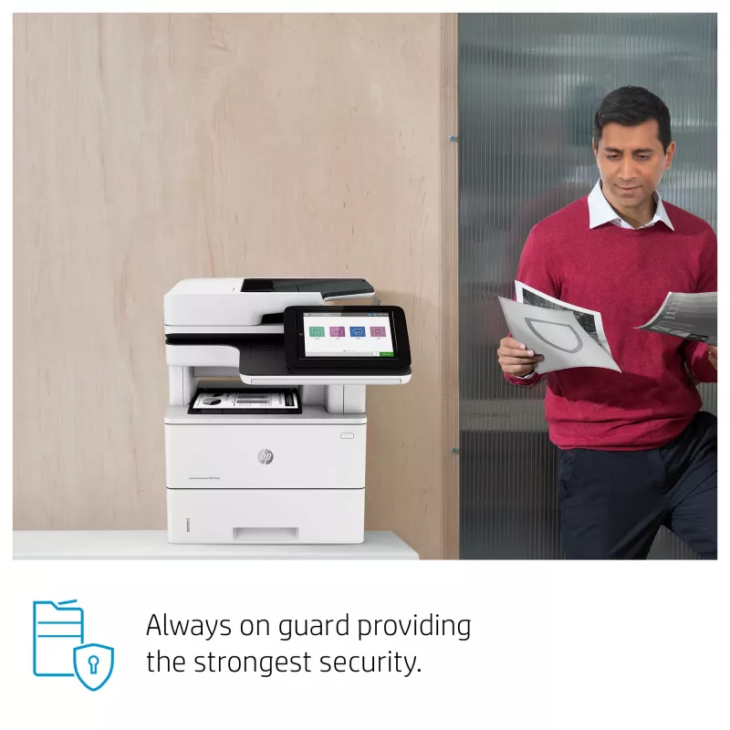 HP LaserJet Enterprise MFP M528dn, láser, monocromo, 1200 x 1200 DPI, A4, impresión directa, negro, blanco