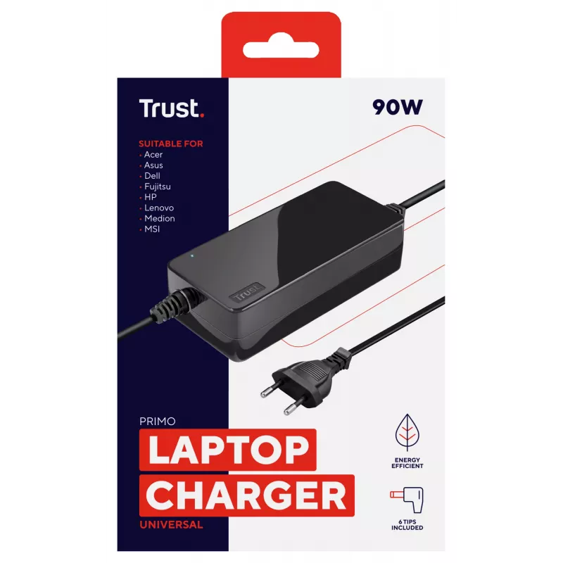 Trust Primo Cargador universal para portátil 90W