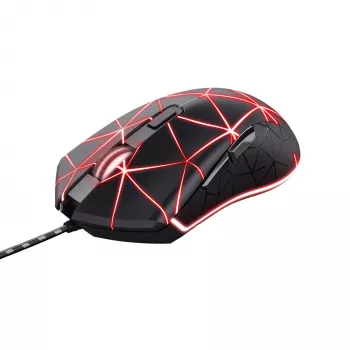 Trust GXT 133 Locx Ratón gaming para diestros USB Type-A óptico 4000 DPI
