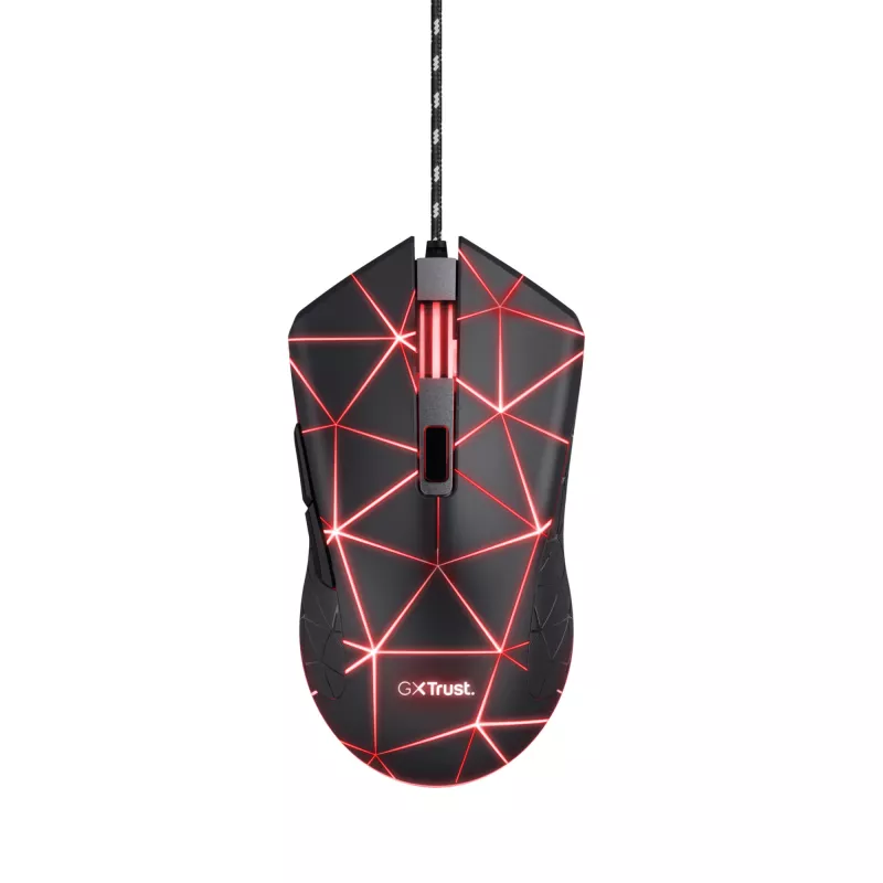 Trust GXT 133 Locx Ratón gaming para diestros USB Type-A óptico 4000 DPI