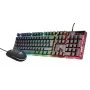 Trust GXT 838 Azor Teclado ratón incluido gaming USB negro