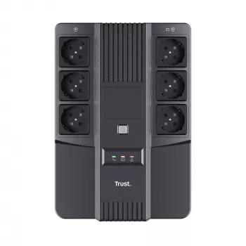 Trust Maxxon Sistema de alimentación ininterrumpida (SAI) 0,8 kVA 6 salidas AC