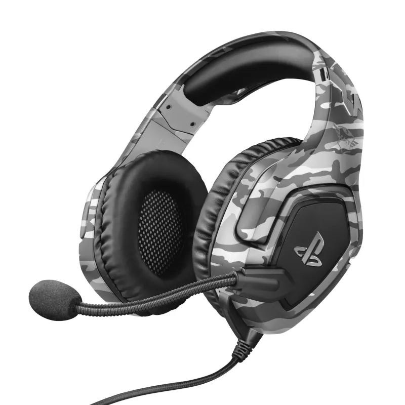Trust GXT 488 Forze PS4 Headset con cable diadema gaming negro gris