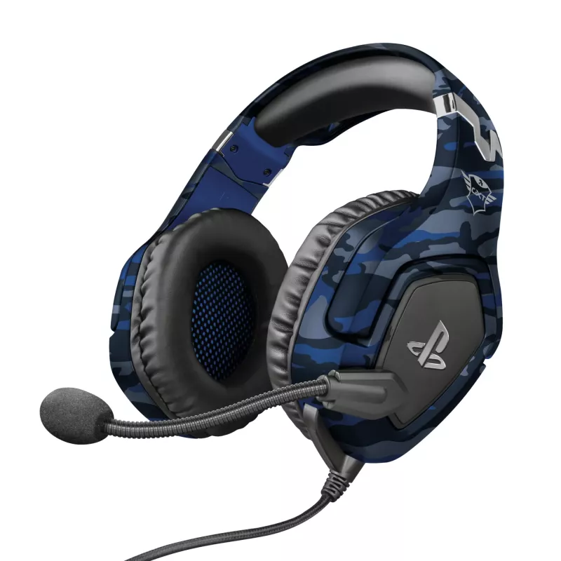 Trust GXT 488 Forze PS4 Headset con cable diadema gaming negro azul