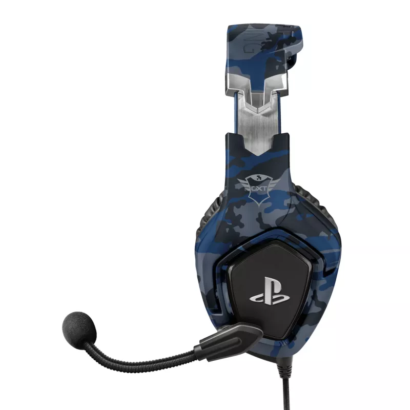 Trust GXT 488 Forze PS4 Headset con cable diadema gaming negro azul