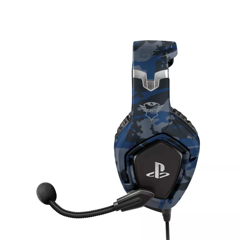 Trust GXT 488 Forze PS4 Headset con cable diadema gaming negro azul