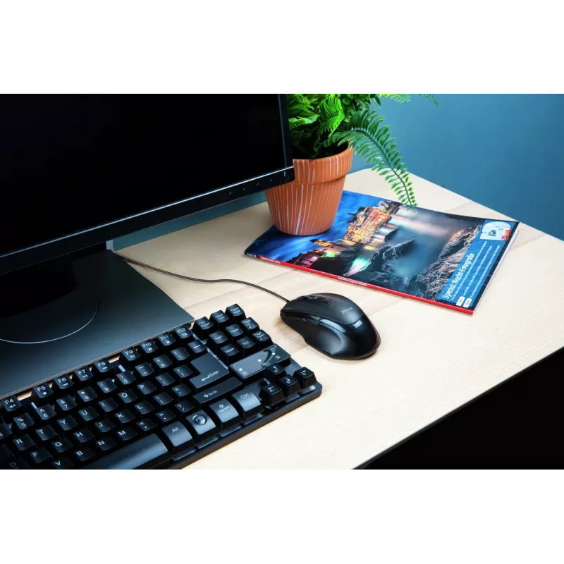 Trust Voca ratón oficina diestro USB Type-A óptico 2400 DPI
